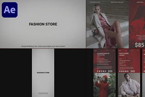 Fashion Store for After Effects, a Templates & Theme by FlashFXbox