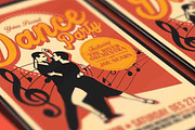 Retro Dance Party, a Flyer Template by Muhamad Iqbal hidayat (Thumbnail 3 of 4)