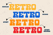Bricktone is a Retro slab serif font, a Slab Serif Font by Brown Cupple (Thumbnail 5 of 13)