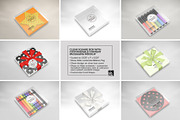 Clear Square Flat Boxes Mockup, a Packaging Mockup by INCDesign (Thumbnail 3 of 14)