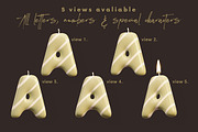 Birthday Candle - 3D Lettering, a Graphic by MIIM (Thumbnail 3 of 8)