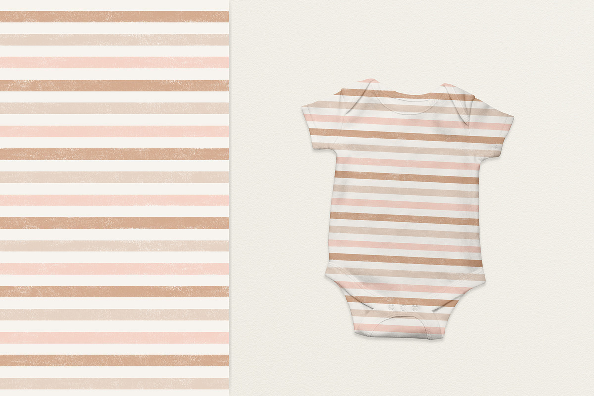 Cute pears Rose and Beige, a Pattern Graphic by Olena Kuznietsova (Photo 6 of 10)