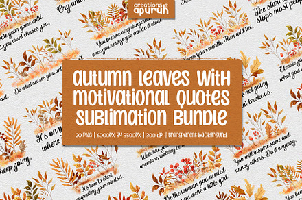 Autumn Floral Motivational Quotes