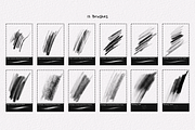 Procreate Charcoal Brush Set, a Brush Add-On by Brush Moment (Thumbnail 2 of 9)