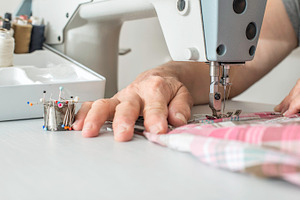 Sewing machine containing sewing, machine, and sew, an Industrial Photo by Deyan Georgiev