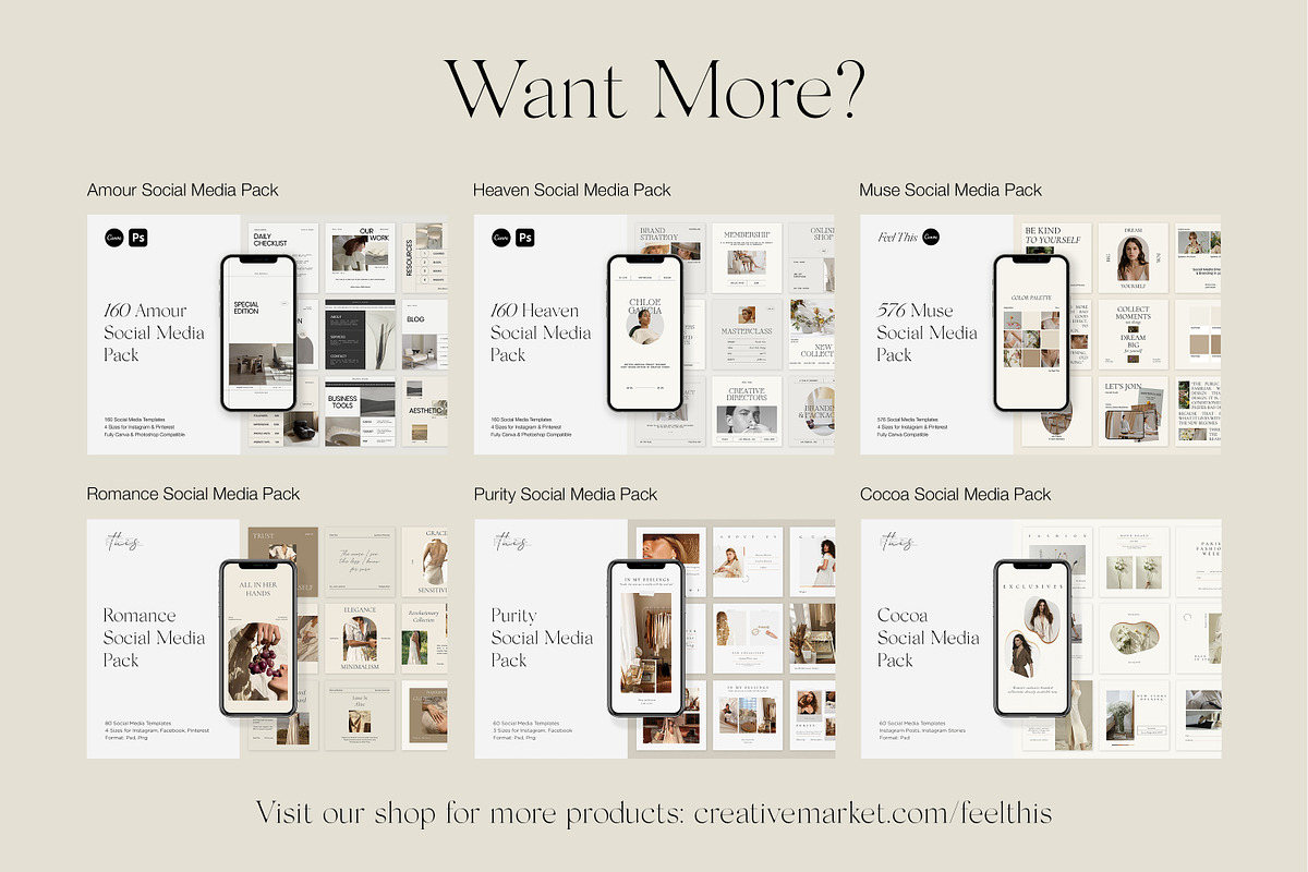 Juliet Social Media Pack PS, a Social Media Template by Feel This (Photo 18 of 18)