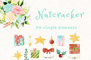Nutcracker Christmas clipart, a Decorative Illustration by heyiamalice (Thumbnail 7 of 13)