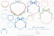 Vintage Grandmillenial Crest Bows, a Decorative Illustration by Essem Creatives (Thumbnail 2 of 5)