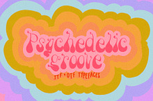 Psychedelic Groove Vintage 70s Font