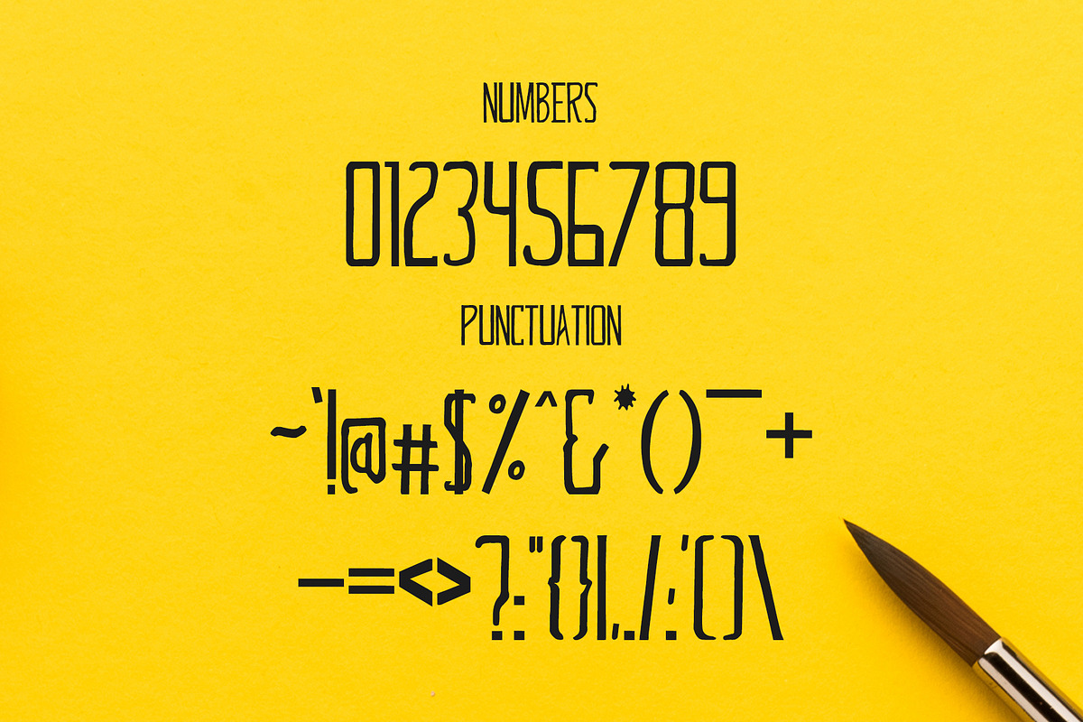 Glennda Handmade 5 Font Family preview 3