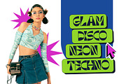 Parody Prank Psychedelic Font, a Serif Font by timelesstype.co (Thumbnail 4 of 20)
