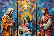 Jesus Christmas Nativity Bundle Set, a Person Illustration by PLUM&FIGS (Thumbnail 25 of 32)