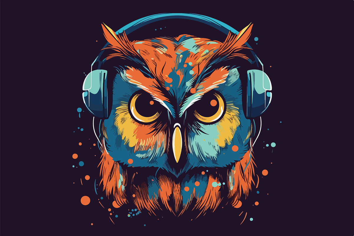 62 t-shirt designs. Big musical bund, an Animal Illustration by Fractal fonts & graphics (Photo 16 of 63)