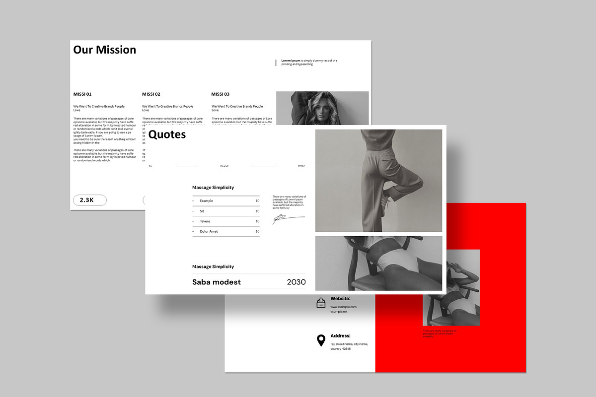 Brand Proposal Presentation Template, a Presentation Template by Alvi-Studio (Photo 9 of 9)