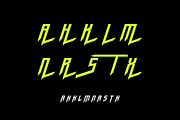 Nighstema Sports display font, a Font by Yktypstd (Thumbnail 11 of 12)