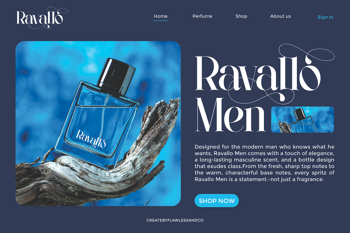 Nevollen - Modern Serif Font, a Serif Font by Flawless And Co (Photo 2 of 10)