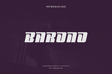Barono - Modern Sport Typeface