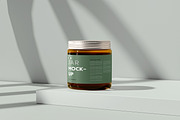 Glass Jar Mockups, a Cups & Container Mockup by graphic_keY (Thumbnail 2 of 9)