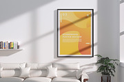 Wooden Frame Poster Mockup, an Advertising Mockup by Artnivora.Std (Thumbnail 1 of 4)