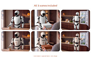AI Humanoid Robot Branding Mockup, an Android Mockup by Country4k (Thumbnail 2 of 4)