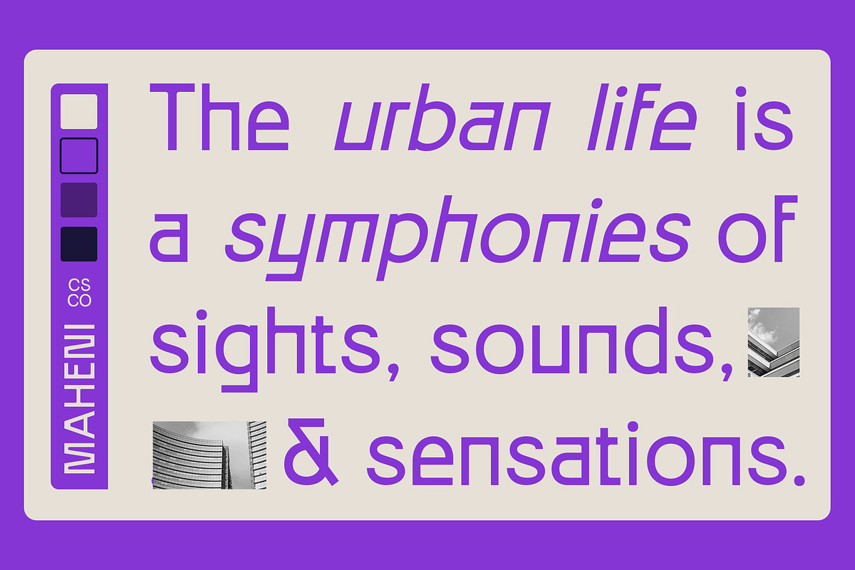 Maheni – Contemporary Sans, a Sans Serif Font by Craft Supply Co. (Photo 2 of 8)