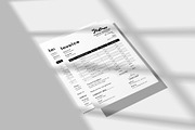 Invoice Template, a Stationery Template by MNT-Creator (Thumbnail 2 of 3)