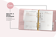 Recipe and Meal Planner Canva, a Magazine Template by The Blog Creative (Thumbnail 2 of 7)