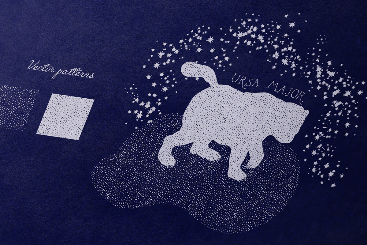 Sky Atlas 50 constellations, an Animal Illustration by ZiziMarket (Photo 4 of 5)