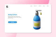 3D Beauty Care Icon Set, a Characters & Person 3D Model by Flat Icons (Thumbnail 5 of 8)