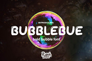 Bubblebue Bold bubble font, a Font by Rashdrawn (Thumbnail 1 of 3)