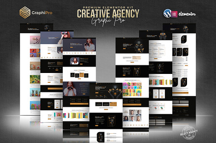 GraphiPro -Digital Elementor Pro Kit