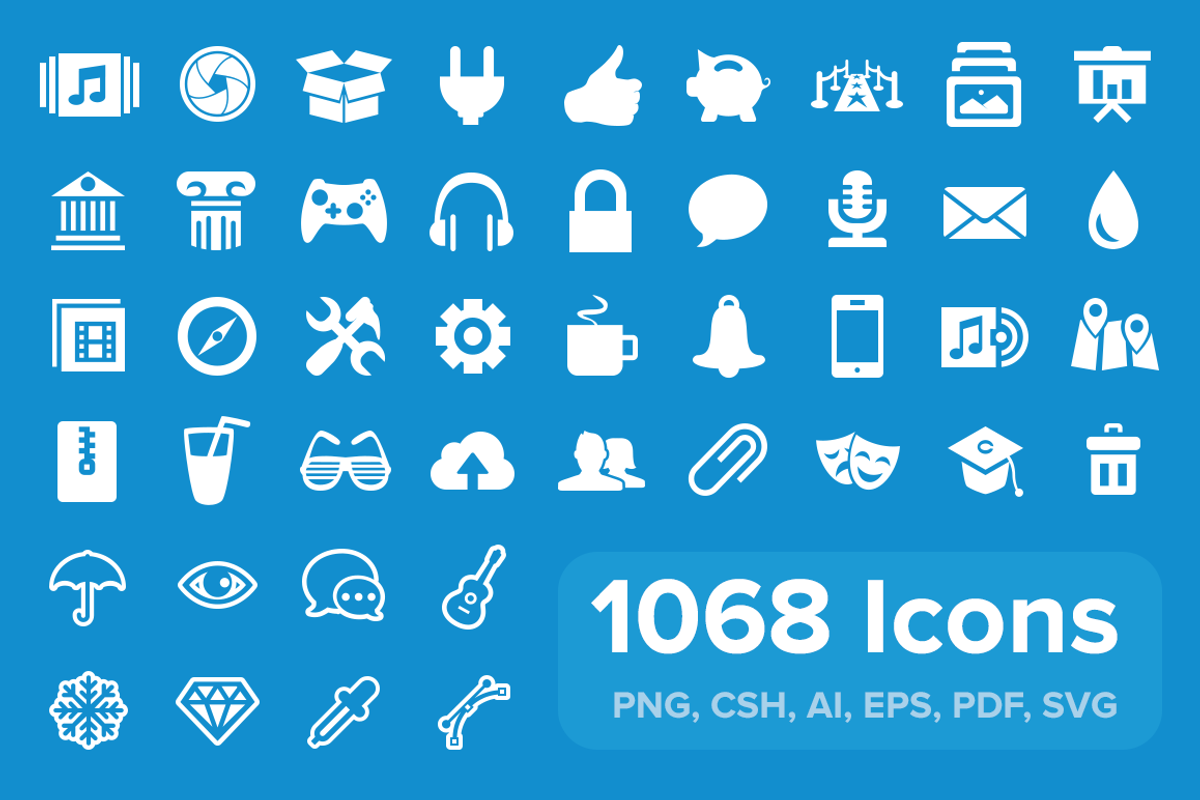 Pixicon - User interface icons, an Icon by Gomockups (Photo 1 of 5)