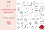 Valentines doodle Procreate BUNDLE, a Brush Add-On by Let's Art (Thumbnail 9 of 10)