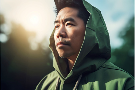 Handsome asian man. Generate Ai, a Person Photo by Ylivdesign