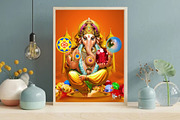 Ganesha PSD Design – God of Wisdom, a Graphic by &LAMS (Thumbnail 4 of 4)
