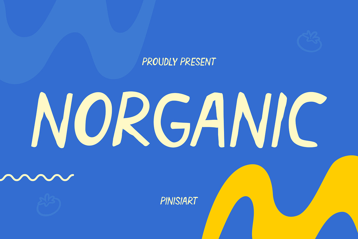 Norganic, a Script Font by Pinisi ART (Photo 1 of 10)