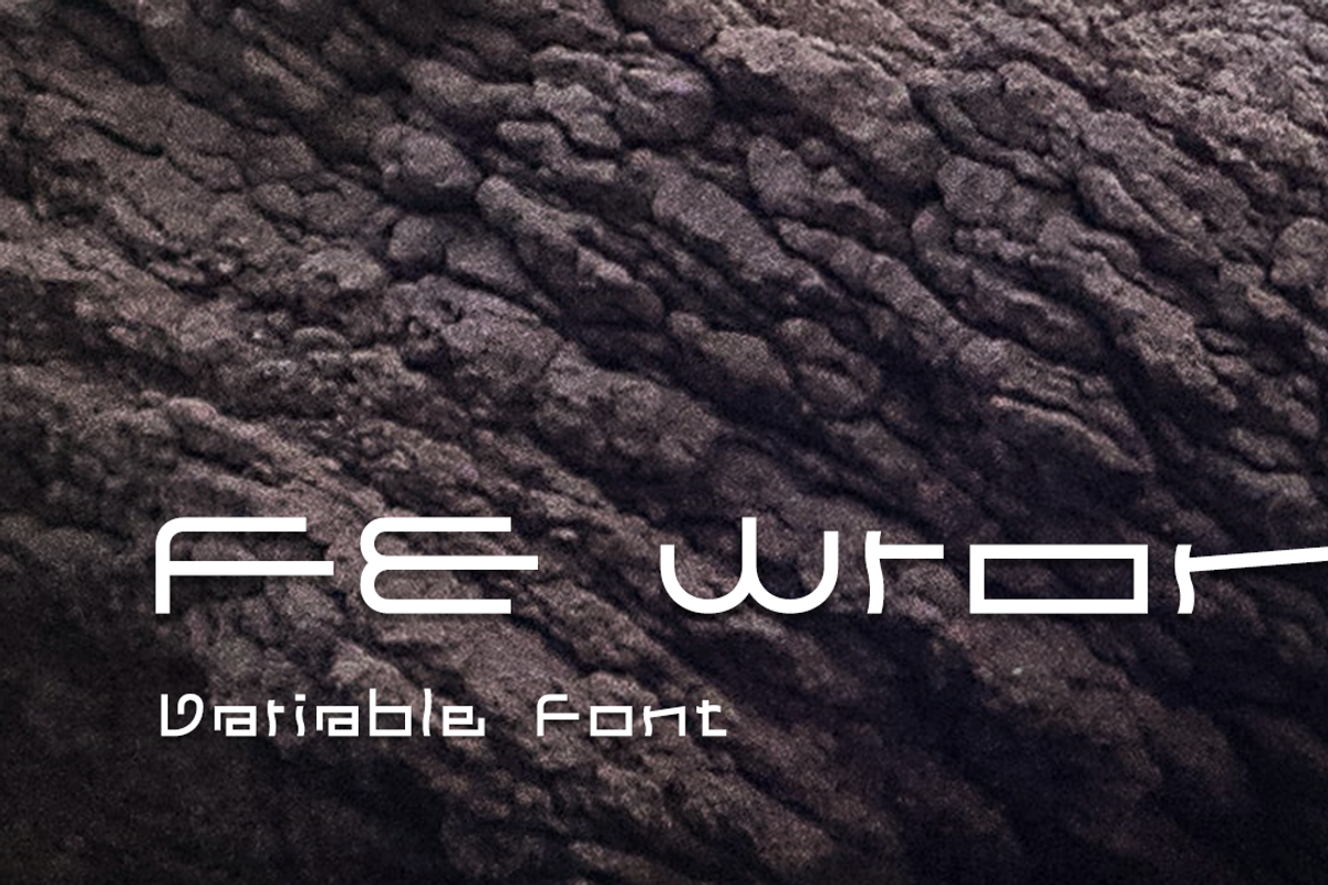 FE Wrong, a Script Font by FontEscort (Photo 1 of 7)