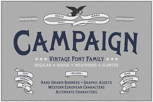 Campaign - Vintage Font Family