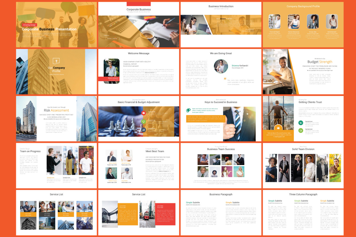 Corporate Business Presentation, a Presentation Template by GreenDesign (Photo 4 of 5)