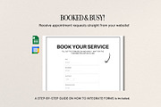 Hairstylist Booking Website Theme, a Landing Page Template by HAYAG Creatives (Thumbnail 3 of 8)