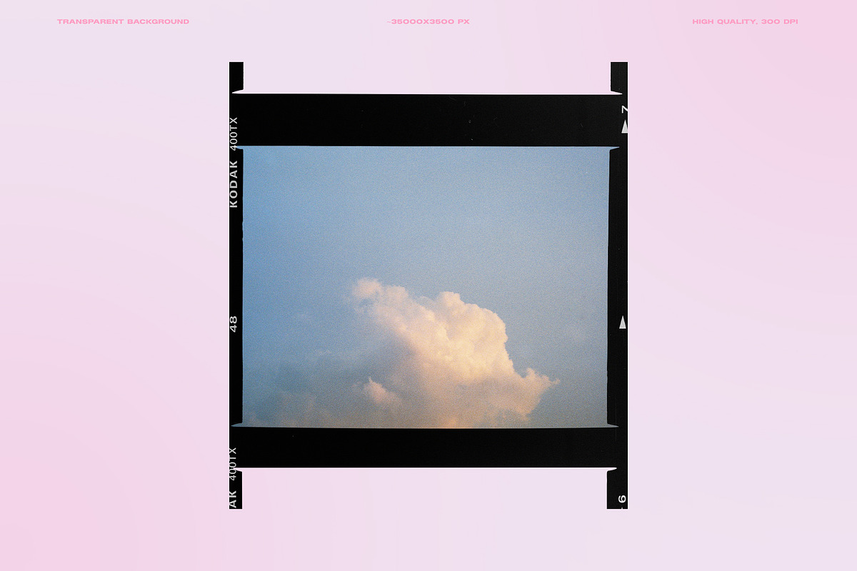 35mm Film Frames Overlays, an Object Graphic by Kaleriia (Photo 4 of 10)