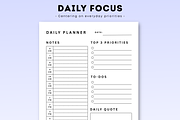 Daily Planner, a Stationery Template by Tas Creative Studio (Thumbnail 2 of 5)