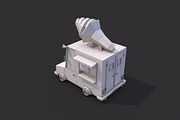 Low Poly Ice Cream Car, a Cars & Vehicle 3D Model by CreativeeArt (Thumbnail 8 of 8)