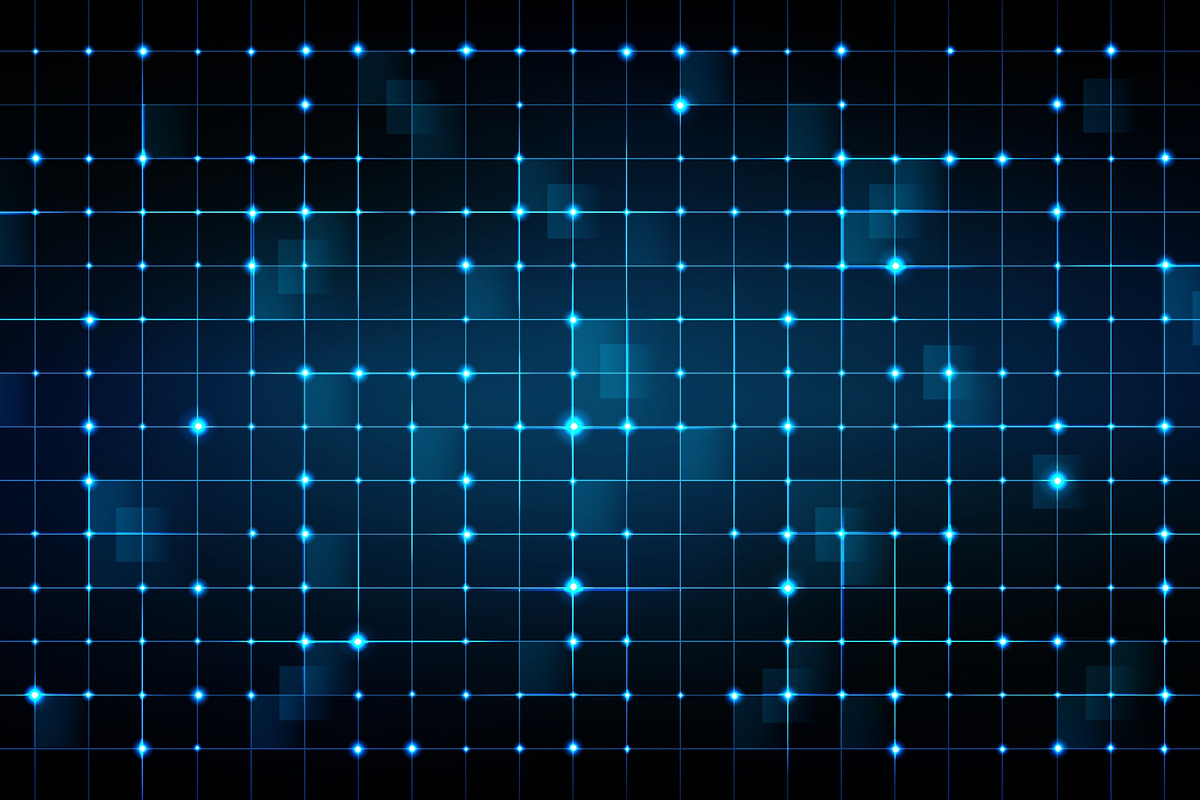 Technical grid pattern with, a Technology Illustration by art PVP - market (Photo 2 of 3)