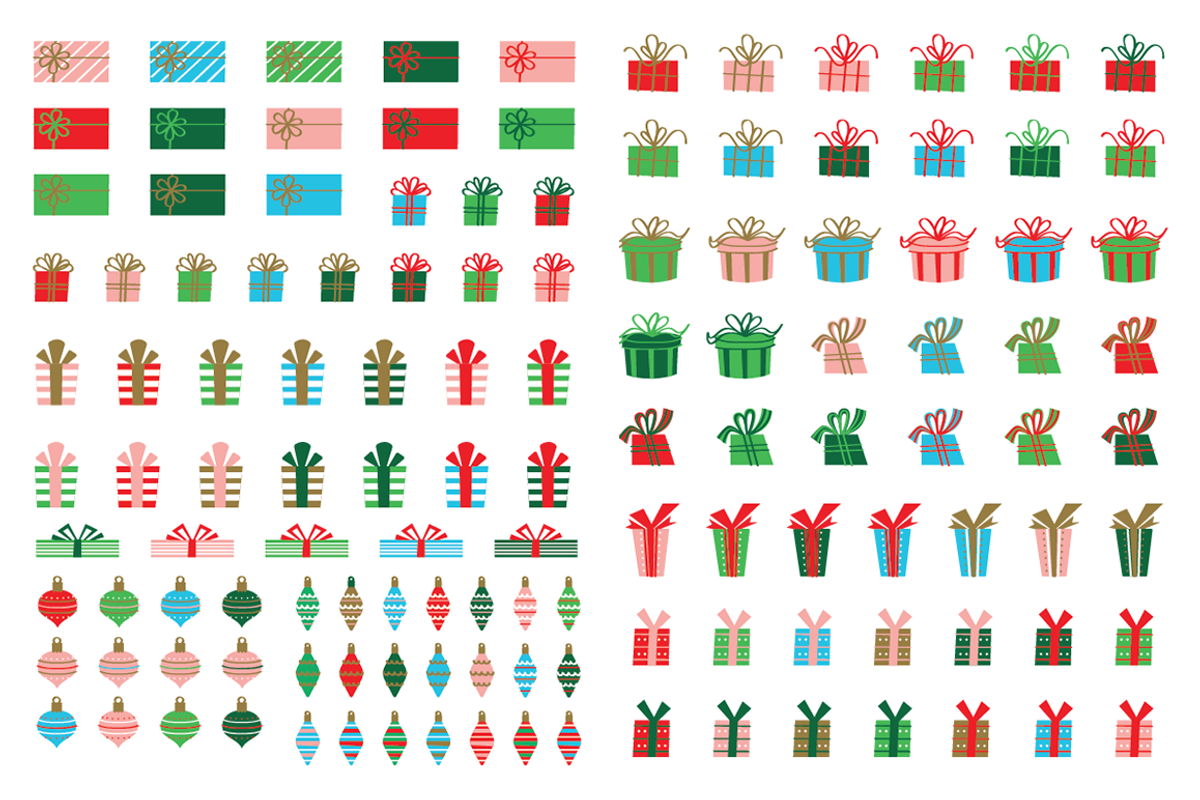 Vintage Style Holiday Kit, an Illustration by Kelly Carnes Design (Photo 7 of 8)