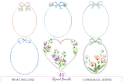 Blush and Dusty Rose Wildflower, an Illustration by MockupWizard (Thumbnail 4 of 6)