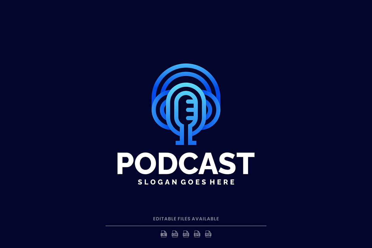 Modern Line Art Podcast Colorful, a Branding & Logo Template by Artnivora.Std (Photo 3 of 5)