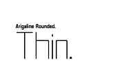 Arigaline Complete Family, a Sans Serif Font by Zone 6 (Thumbnail 10 of 14)