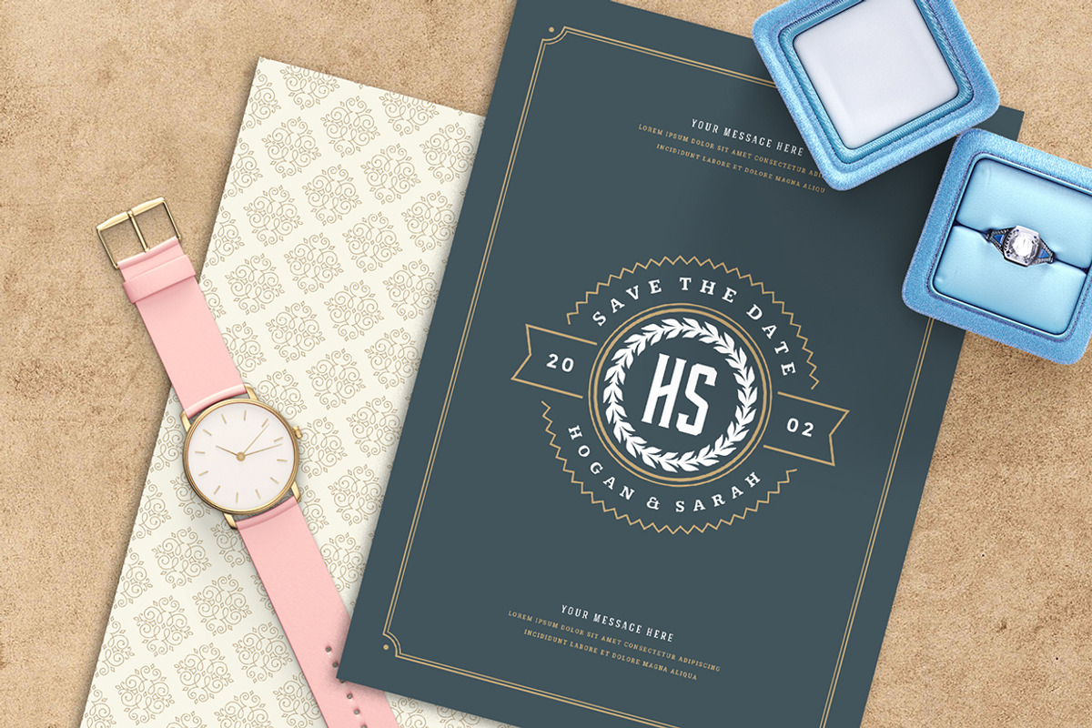Save The Date Bundle, an Invitation Template by Vasya Kobelev (Photo 14 of 22)