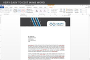 Letterhead, a Stationery Template by asimalikhan555 (Thumbnail 3 of 6)